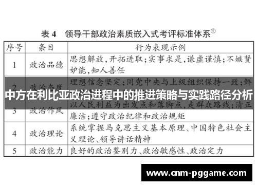 中方在利比亚政治进程中的推进策略与实践路径分析